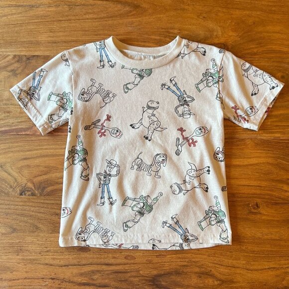 Disney Pixar x Toy Story 4 Tan T-Shirt - Picture 1 of 4